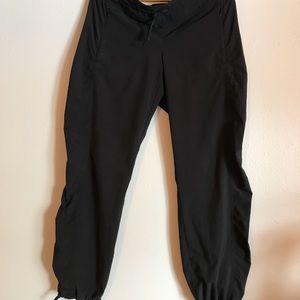 Black jogger pant. Athleta, 8 Petite.